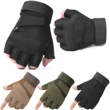 Fingerless Gloves for Airsoft Shooting Half Finger Hunting Hiking Cycling Gloves