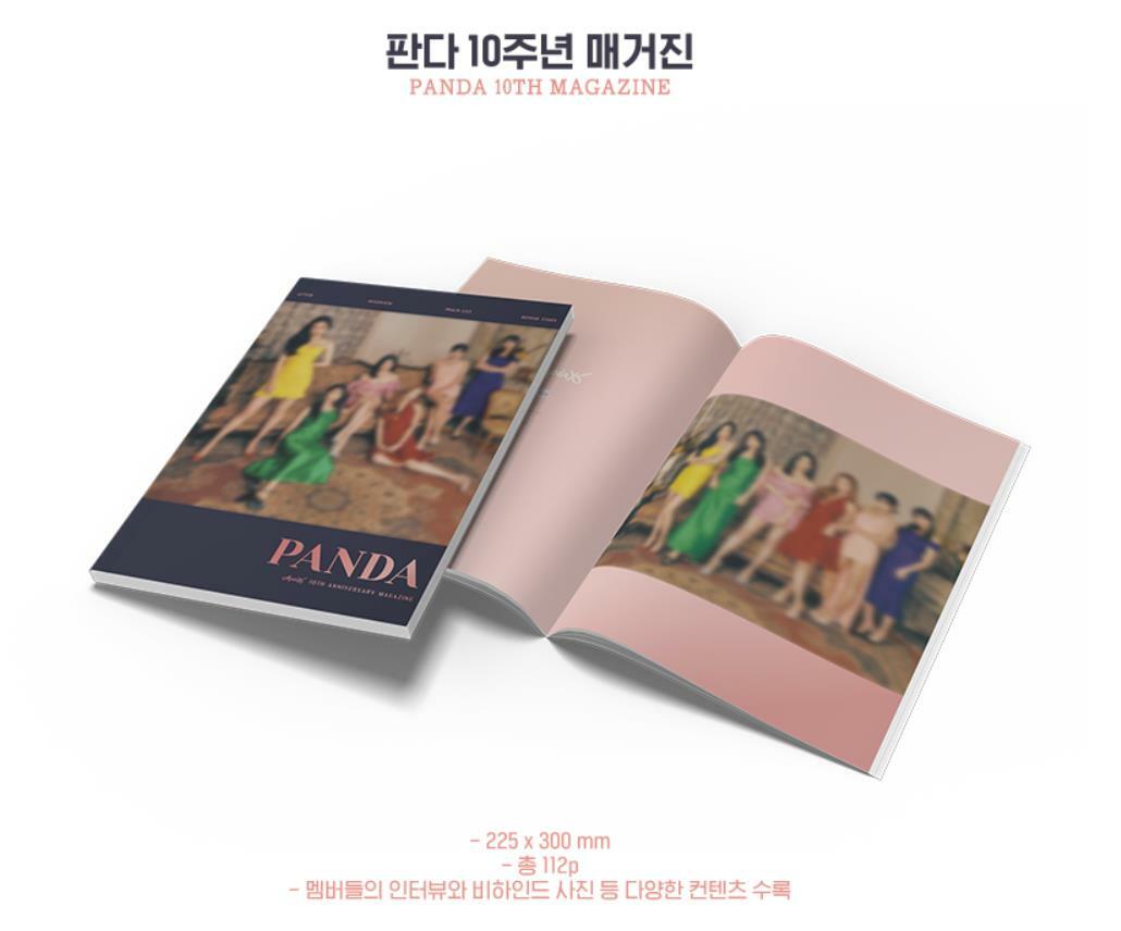 APINK 2021 Pink Carnival OFFICIAL GOODS PANDA 10TH MAGAZINE