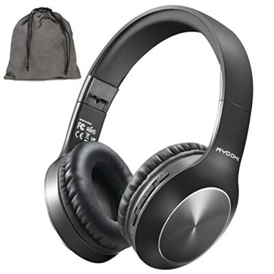 Bluetooth Headphones Over Ear, 68H Playtime and 3 EQ Music Modes Wireless Black