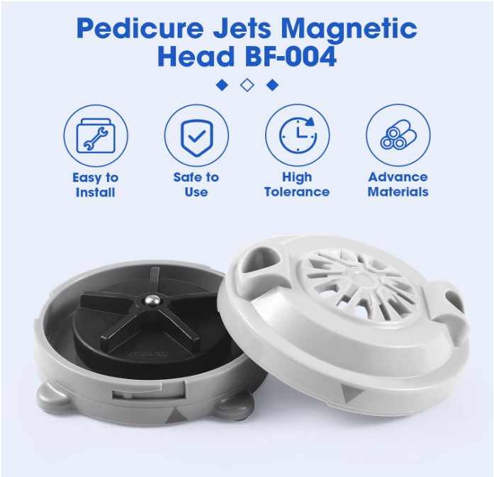 Pipeless Magnetic Jet Head Motor Replacements for LURACO Pedicure Spa Chair Part