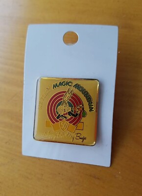 Vintage Magic Mountain Happy Birthday Bugs Bunny 50 Years Pin Looney Tunes