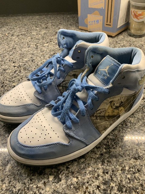 Jordan 1 Retro Mid âAlpha Editionâ UNC University Blue (316269-142) Menâs Sz. 11 | eBay