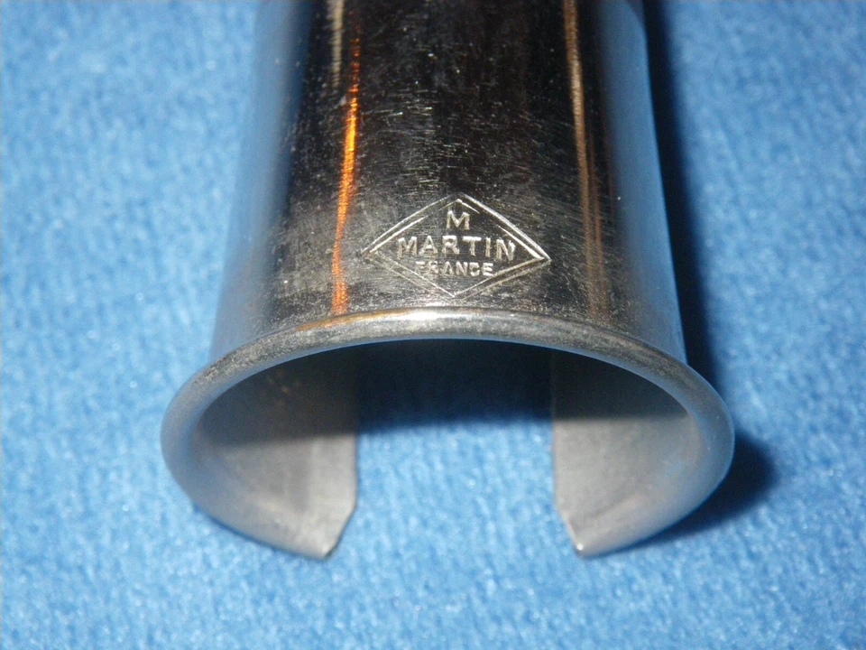 TAPA BOQUILLA SAXOFÓN TENOR METAL MARTIN M VINTAGE - NIQUELADO Foto 3 de 4