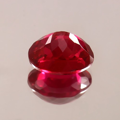 Wonderfull Natural Flawless Red Mozambique Ruby Loose Oval Gemstone Cut 13x11 MM - Picture 4 of 4