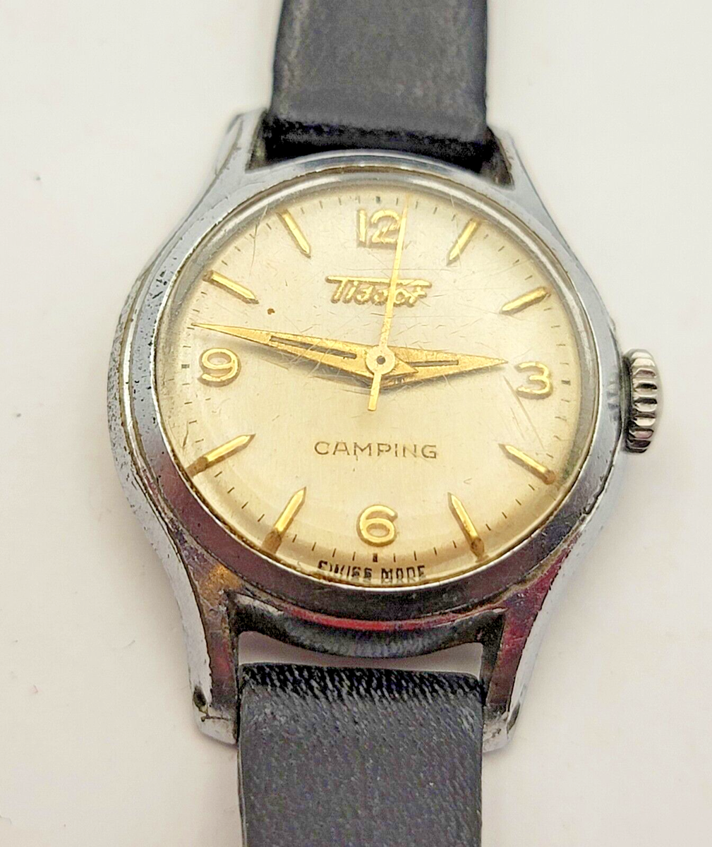 VTG 1950s Tissot Camping Swiss Women mechanical wind 16j