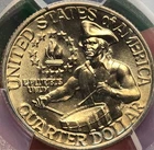 1976 Bicentennial Washington Quarter PCGS MS65; GEM BU & *GREAT TONING!*