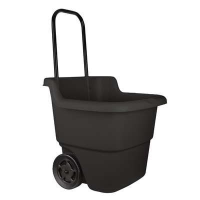 Suncast 15-gal Lawn & Garden Cart, Durable Resin Material, Black, Free ship