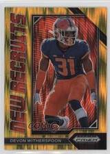2023 Panini Prizm Draft Picks New Recruits Gold Flash 4/49 Devon Witherspoon mq7