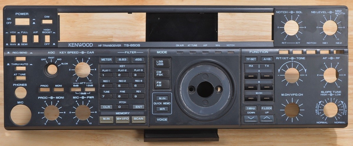 KENWOOD TS-850D ジャンク KENWOOD TS-850SAT PARTS - FRONT PANEL - LOT-2-9 | eBay