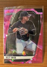 2025 Panini Prizm - Billy Amick, Billy Amick #56 Pink Ice Prizm (RC)