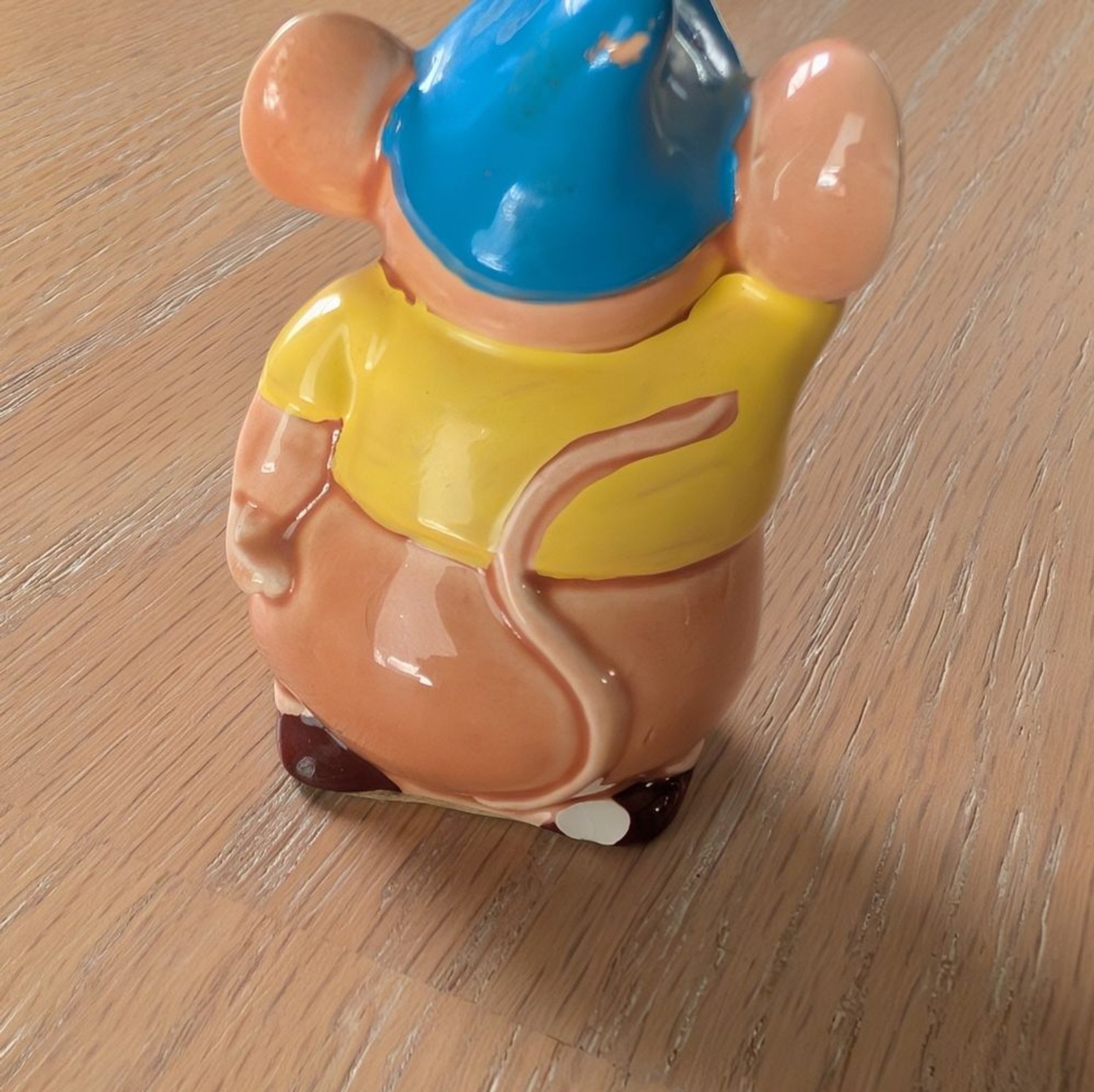 Vintage Walt Disney 2.5" Ceramic Cinderella Gus Mouse Made in Japan Figurine image 4