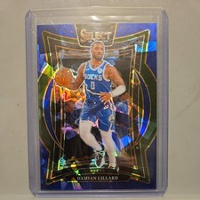 2024-25 Select Damian Lillard #55  Blue Cracked Ice Concourse
