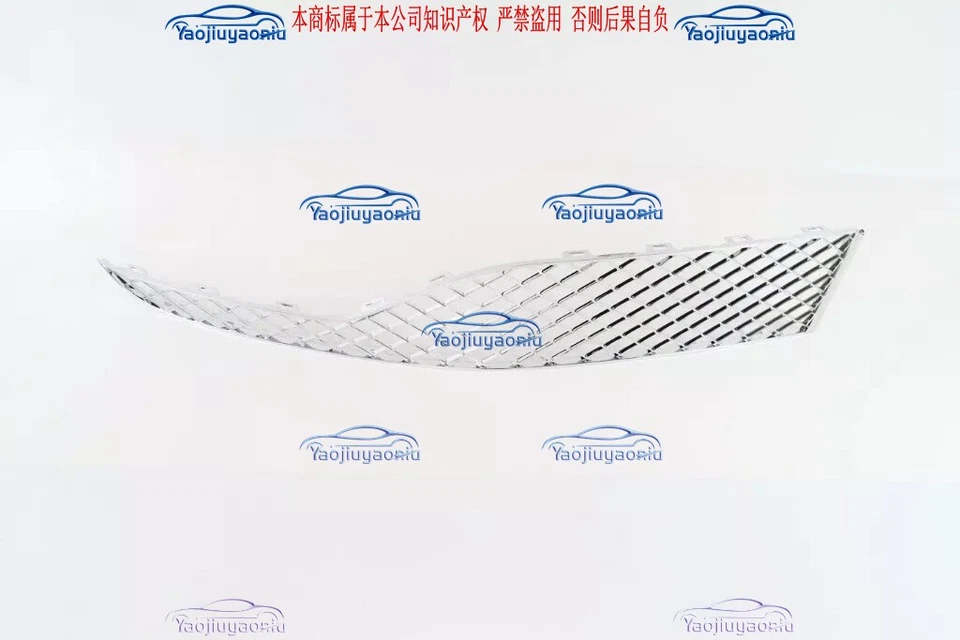 Parachoques delantero cromado rejilla de malla inferior 2 piezas para Bentley Continental GT 2016-2018 Foto 3 de 4