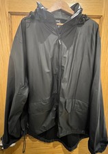 Helly Hansen Workwear Mens XL Jacket Black Waterproof Shell Coat HH RN7398