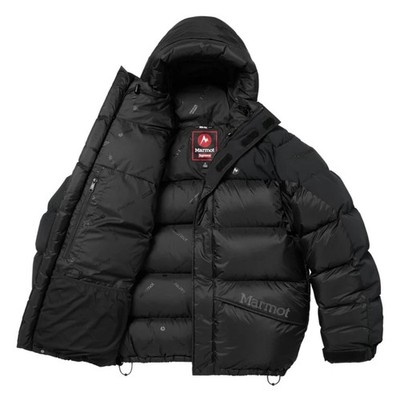 Supreme Marmot 800-Fill Down Parka FW25 BLACK Size XL | eBay