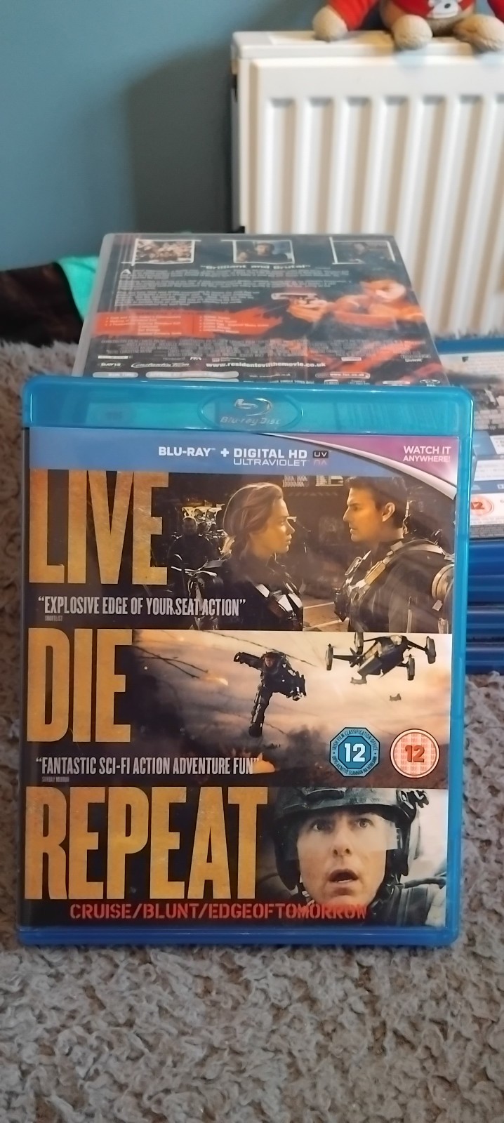 Edge of Tomorrow: Live Die Repeat Blu-ray 2014 Region Free