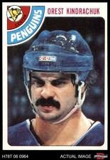 1978 Topps #114 Orest Kindrachuk Penguins 7 - NM