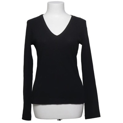 Jil Sander, Langarmshirt, Größe: M, Schwarz, Baumwolle, Streifen #MqU