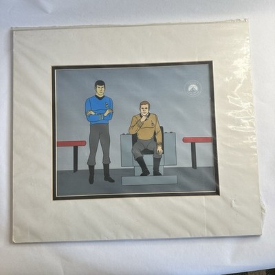 Star Trek  Animation Capt.Kirk & Spock Seri-Cel
