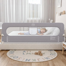Bed Rail for Toddlers,71In Foldable Bed Rail for Baby, Baby Bed Rail Guard with