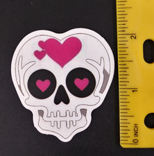Creepy Cool Colorful Skull Sticker AY