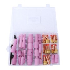 TIG Welding Torch Accessories Kit 67 Pcs with Nozzles Collets Gas Lens Cups