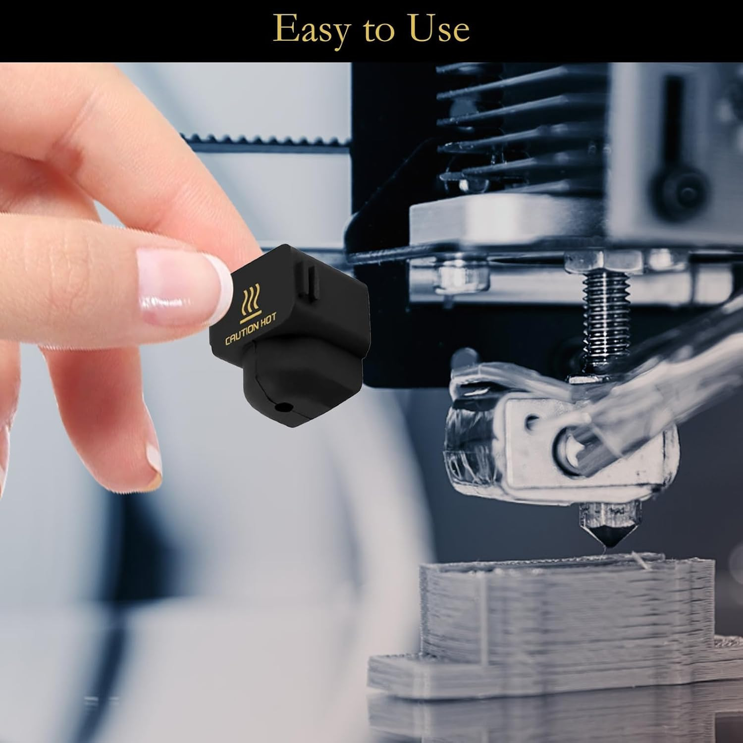 10Pcs Silicone Sock for Bambu Lab A1/A1 Mini, Hotend Heater Block Silicone Cover