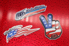 Troy Lee Designs  Motorrad Aufkleber Set 3 Stk neu Sticker Vinyl decal