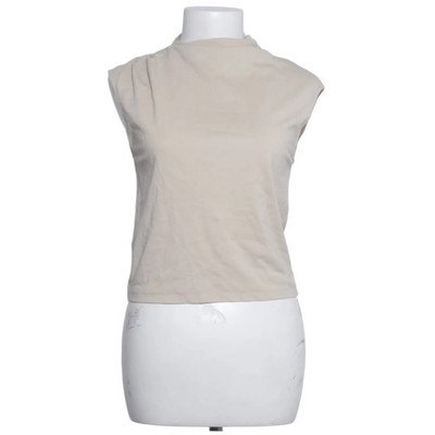 Mango, Top, Größe: XS, Beige, Elasthan/Polyamid/Viskose, Einfarbig, Damen #kt7