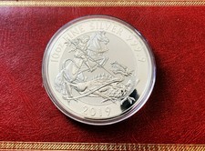 Valiant 2019 10 oz Silver Bullion Coin Bullion .999 Fine Silver - Light Marks