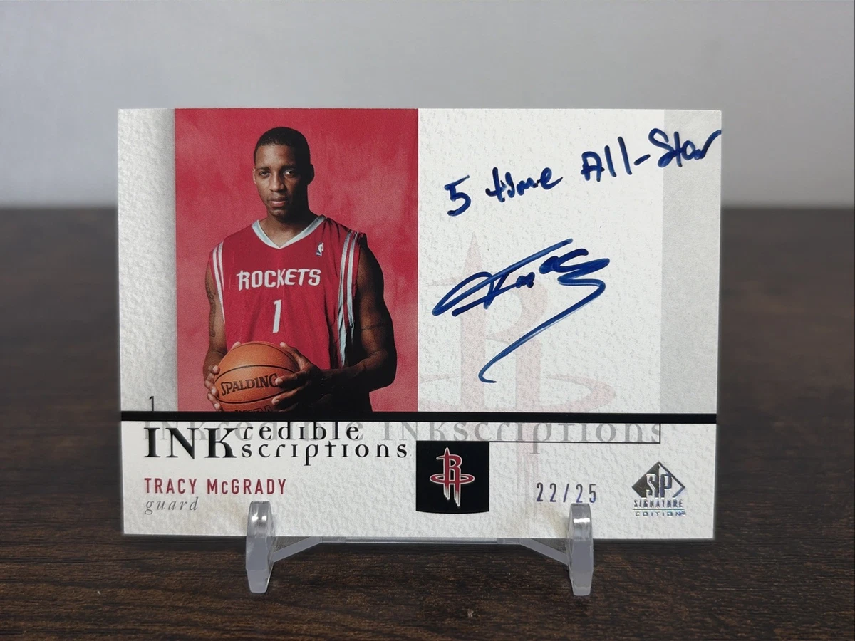 Tracy McGrady Basketball Original Autographed Sports Trading Cards 