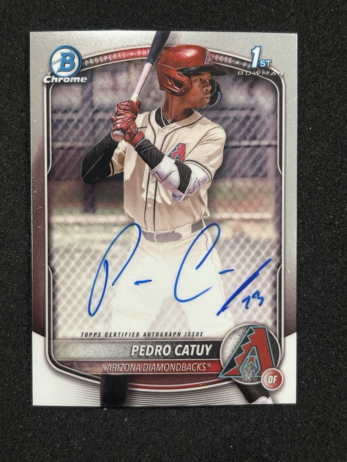 2025 Bowman Chrome Pedro Catuy Auto 1st #CPA-PC Diamondbacks