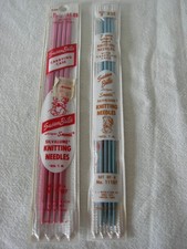 Two Pair Susan Bates Double Point Knitting needles - Size 2 and 5 - 7 inches