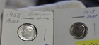 (2) 1958 US Proof Silver Roosevelt Dimes