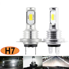 2x H7 Led Headlight Bulb Kit High Low Beam 80000lm Super Bright 6500k White 2x H7 Led Headlight Bulb Kit High Low Beam 80000lm Super Bright 6500k White