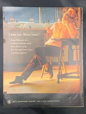 Magazine Ad* - 1964 - AT&T / Bell System - woman in kitchen