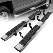 6.7" Running Boards Steps Bars Compatible with 2007-2019 Sierra/Silverado 1500 2