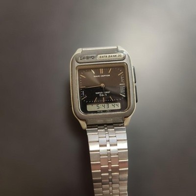CASIO Data Bank 30 Herrenuhr Armband 15-16cm aus Japan