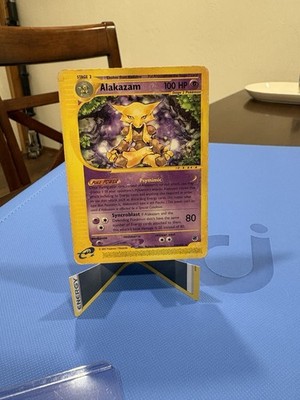 2002 alakazam pokemon card 2002 Pokémon TCG Expedition Base Set Alakazam Non-Holo Rare Card 33/165