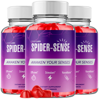 (3 Pack) Spider Sense Male Gums Advanced Support Formula SpiderSense 180 Gummies