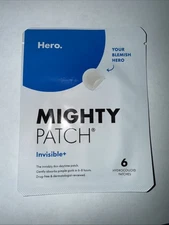 Hero Mighty Patch Invisible + ~ 6 Pack ~ 6 Patches ~ New! ~ Hero.