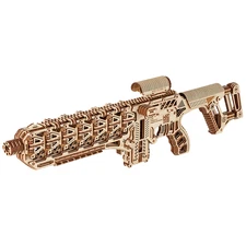 Wood Trick Fusion X Rifle Wooden 3d Mechanical Model Kit Puzzle Toy DIY Gift