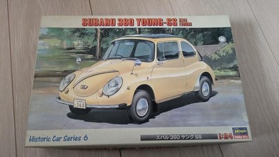Hasegawa 1/24 Subaru 360 Young SS Model Kit HC-6 ungeöffnet Vintage 1968