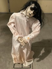 Haunted Living Animatronic Table Top Laughing Lighted Doll Creepy Halloween