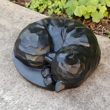 Cat Urn Pet Memorial Statue Keepsake Ornament for Cemetery Outdoor Courtyard