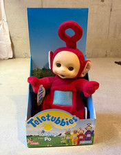 Vintage 1998 Playskool Teletubbies Po Talking Plush Action Figure Red