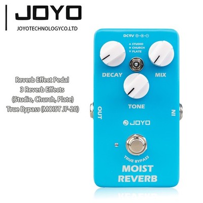 JOYO Digital Reverb Pedal with Multi Reverb Effects Guitar Pedal True Bypass