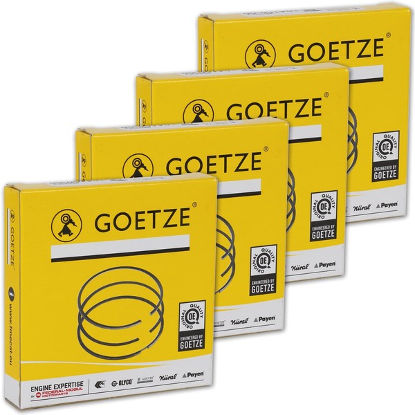 4X Goetze Kolbenringe 79,5Mm Passend FüR Audi A1 A3 Skoda Fabia VW Passat B6 B7-image