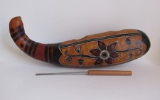 Traditional Carved Guiro Instrument 12 1/4"H Latin American Musical Percussion
