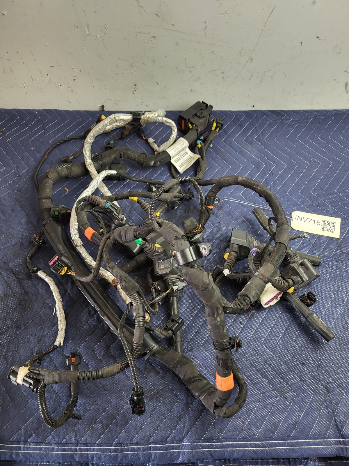 Used Oem Maserati Fuel Injector Wiring Harness for 2014-2017 Ghibli 3.0L RWD